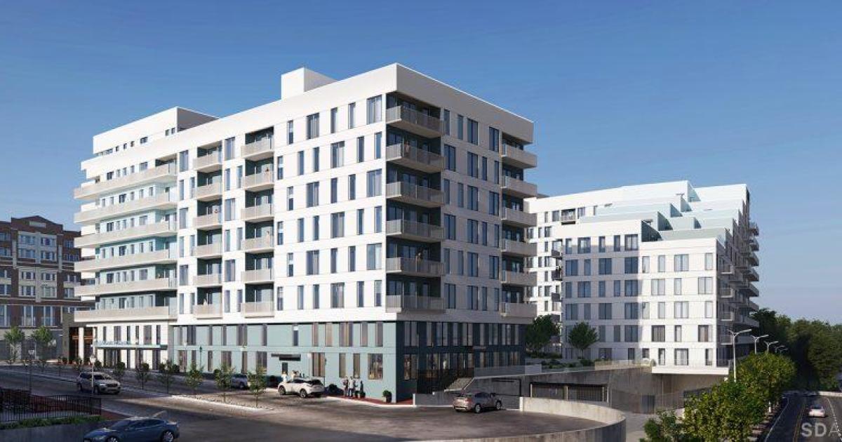 Image showcasing Atlantic Station's Connector-fronting component begins ascent ...